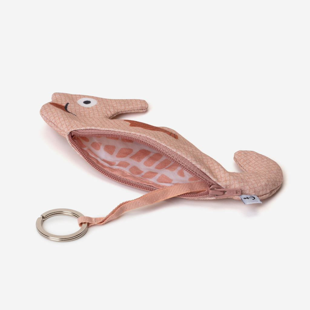 Pink Seahorse Keychain from the California Collection