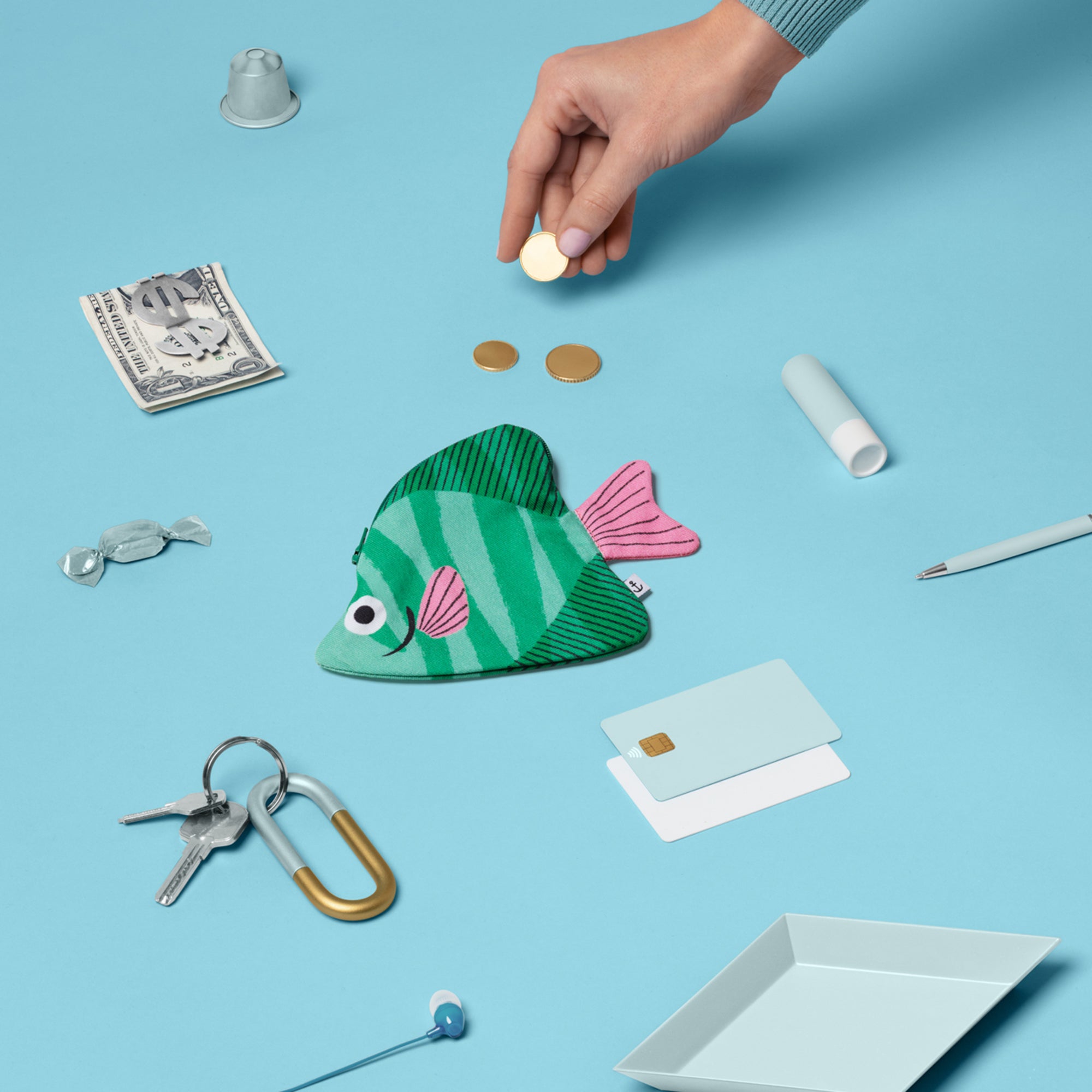 Moonyfish - Green (keychain)