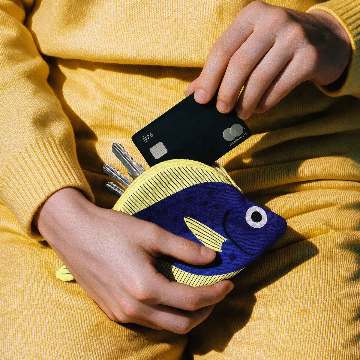 Pomfret - Blue (keychain)